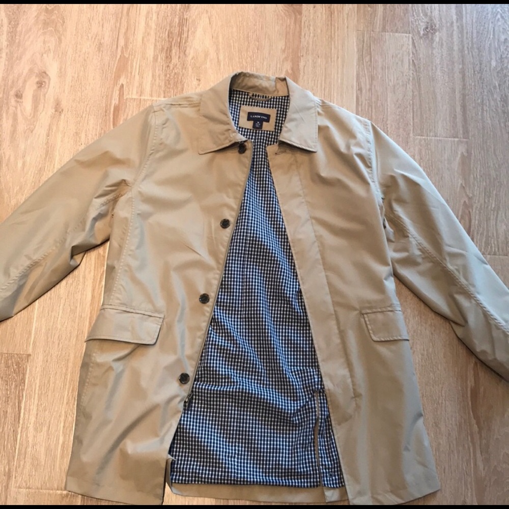 Lands End raincoat. EUC. Sz M.